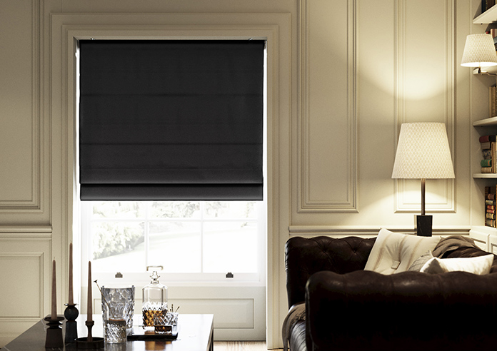 Norleigh, Noir - Roman Blind - Image 3